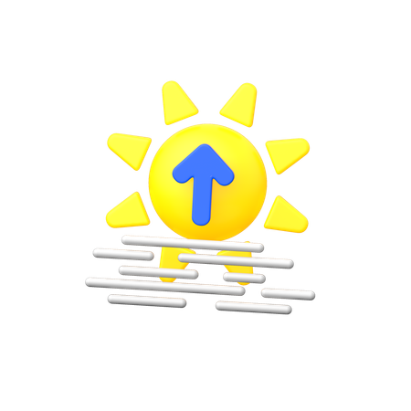 해돋이  3D Icon