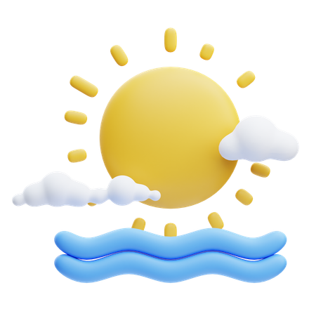 Sunrise  3D Icon