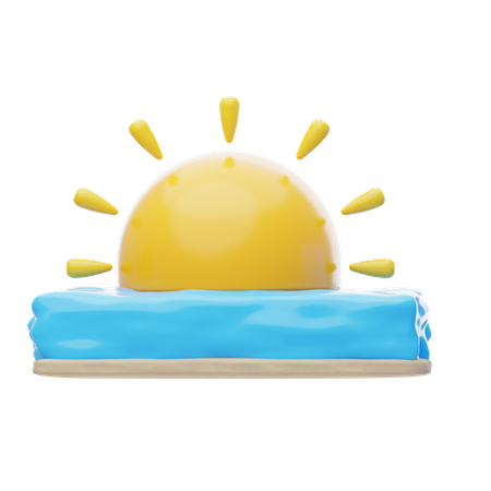 Sunrise  3D Icon