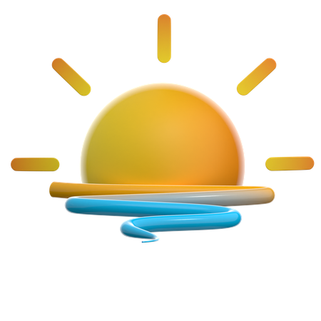 Sunrise  3D Icon