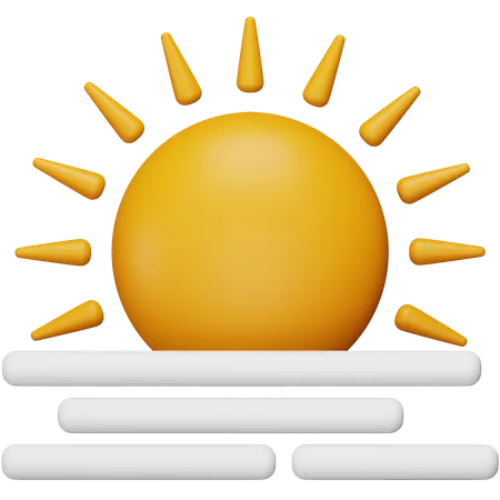 Sunrise  3D Icon