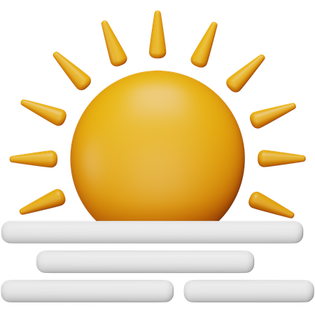 Sunrise  3D Icon