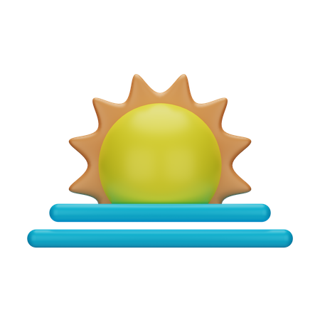 Sunrise  3D Icon