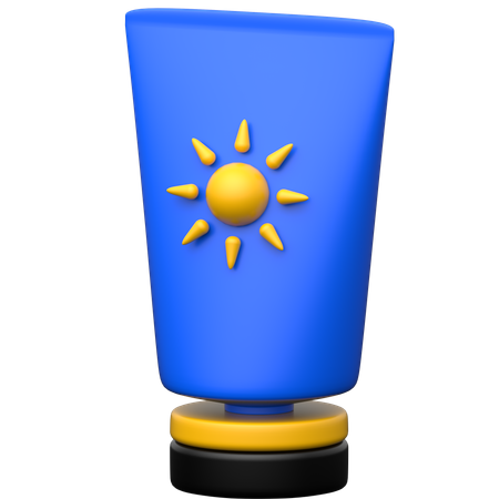 Sunscream  3D Icon