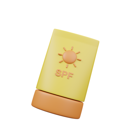 자외선 차단제  3D Icon