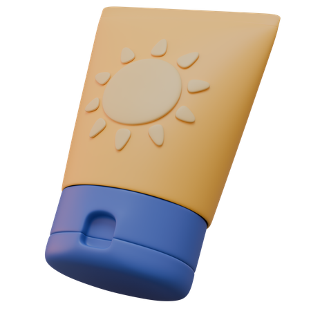 Sunscreen  3D Icon