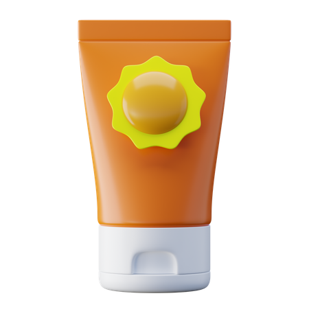 Sunscreen  3D Icon