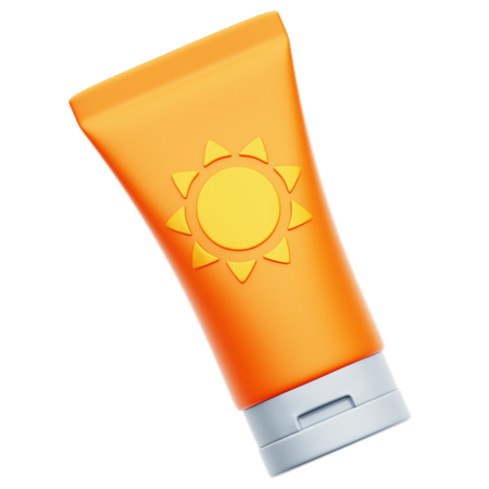 Sunscreen  3D Icon