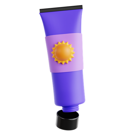 Sunscreen  3D Icon