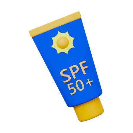 Sunscreen  3D Icon