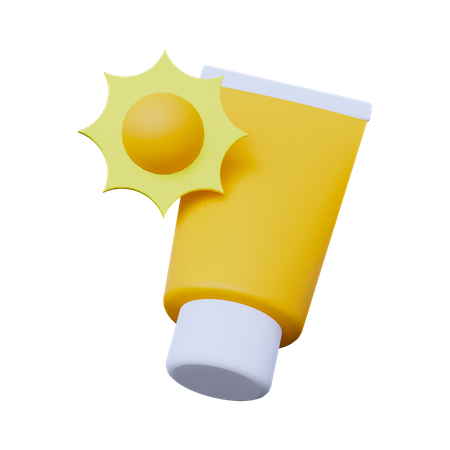 Sunscreen  3D Icon