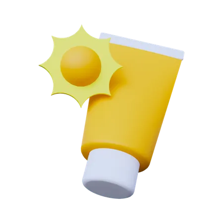 Sunscreen  3D Icon
