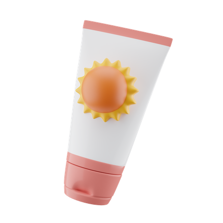 Sunscreen  3D Icon