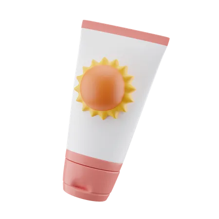 Sunscreen  3D Icon