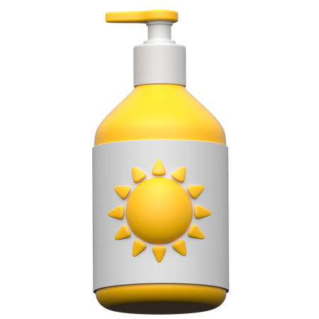 Sunscreen  3D Icon