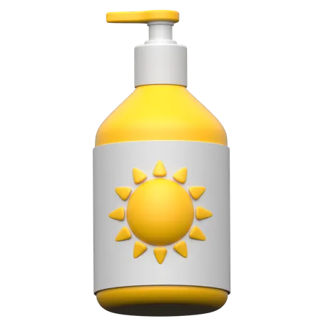 Sunscreen  3D Icon