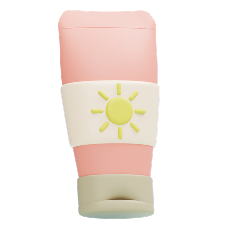 SUNSCREEN  3D Icon