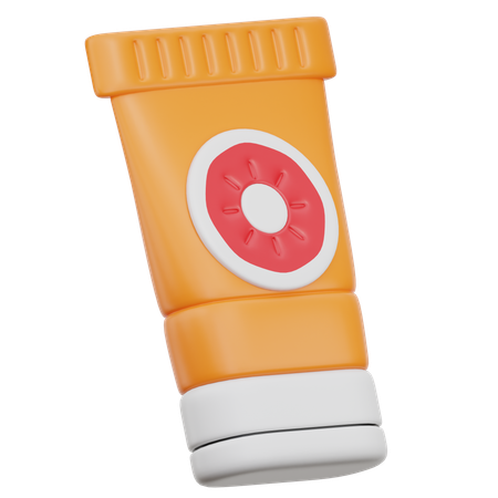 Sunscreen  3D Icon