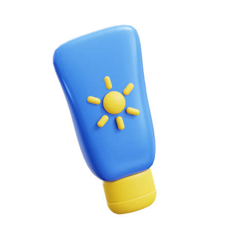 Sunscreen  3D Icon