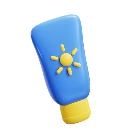 Sunscreen  3D Icon
