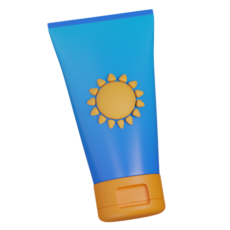 Sunscreen  3D Icon