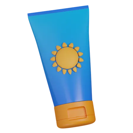 Sunscreen  3D Icon
