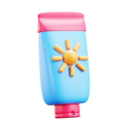 Sunscreen  3D Icon