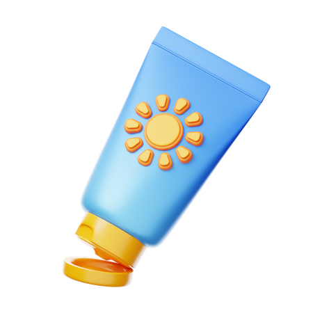 Sunscreen  3D Icon