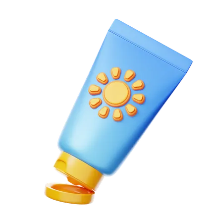 Sunscreen  3D Icon