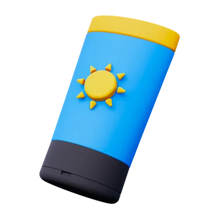 Sunscreen  3D Icon