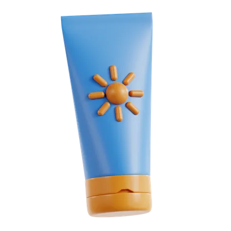 Sunscreen  3D Icon