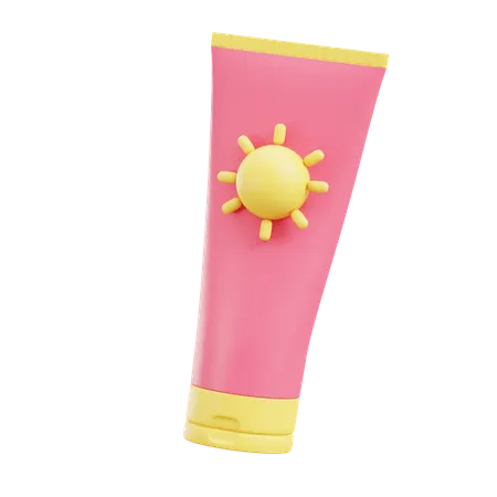 Sunscreen  3D Icon