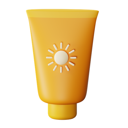 Sunscreen  3D Icon