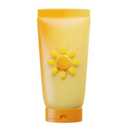 Sunscreen  3D Icon