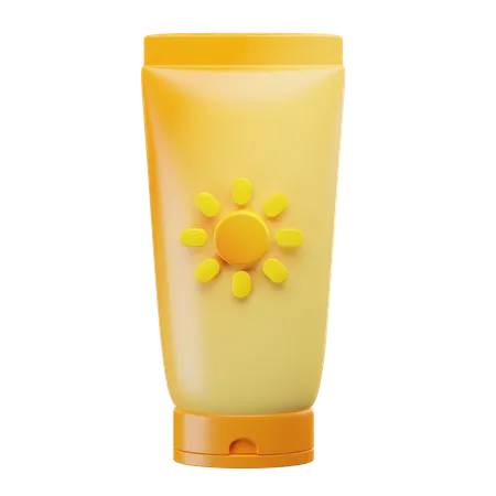 Sunscreen  3D Icon