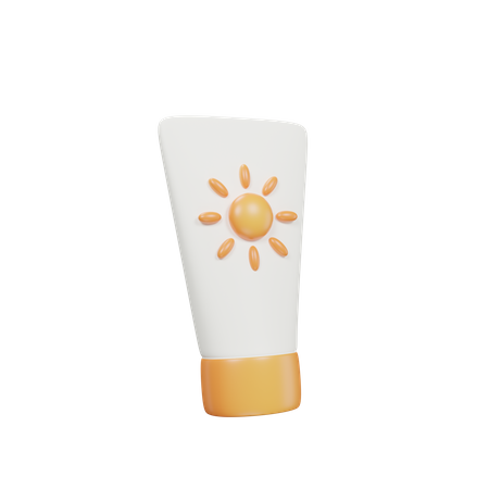 Sunscreen  3D Icon