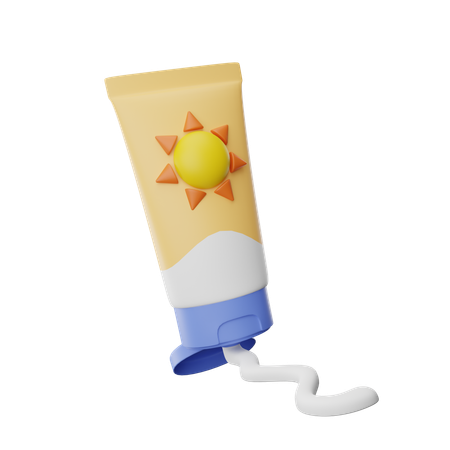Sunscreen  3D Icon