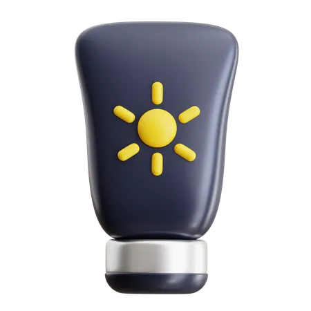 Sunscreen lotion  3D Icon