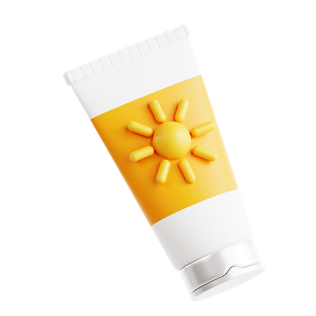 Sunscreen Lotion  3D Icon