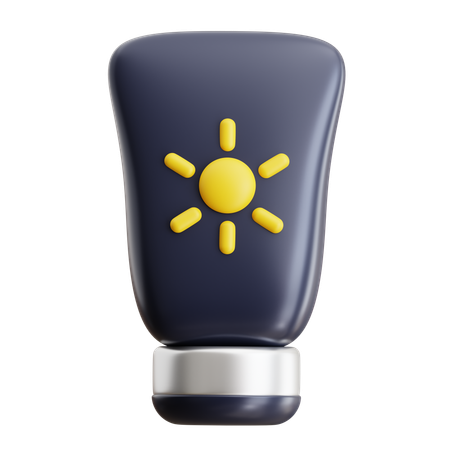 Sunscreen lotion  3D Icon