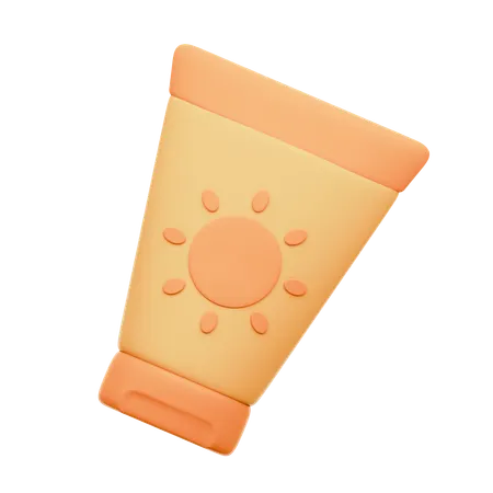 Sunscreen Lotion  3D Icon