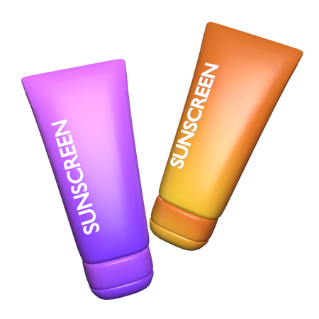 Sunscreen Lotion  3D Icon