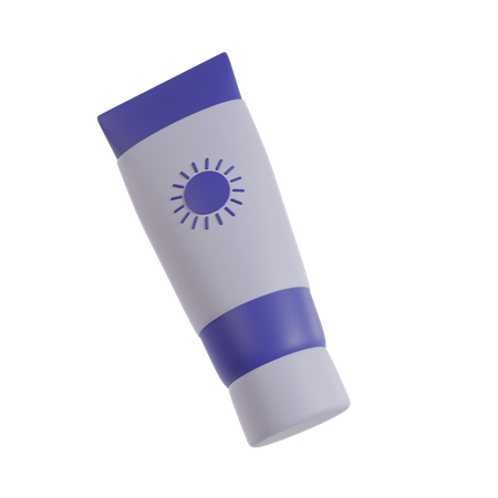 Sunscreen Lotion  3D Icon