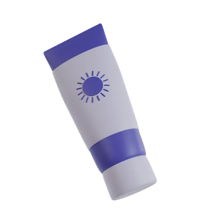 Sunscreen Lotion  3D Icon