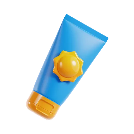 Sunscreen Lotion  3D Icon