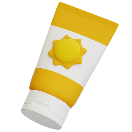 Sunscreen Lotion  3D Icon