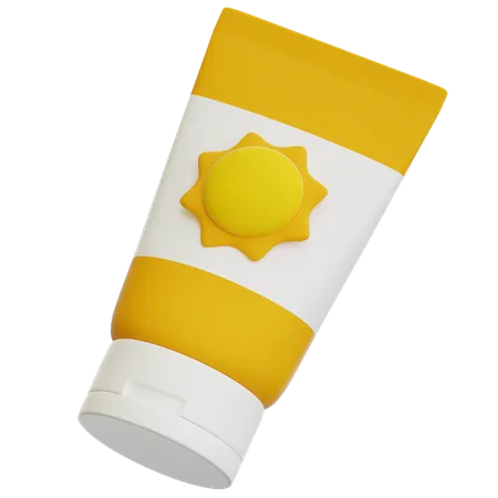 Sunscreen Lotion  3D Icon