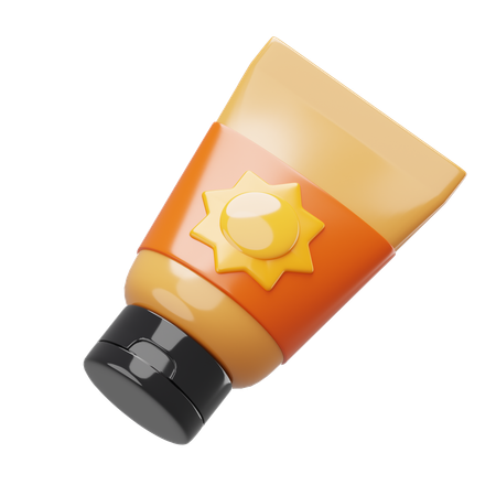 Sunscreen Lotion  3D Icon