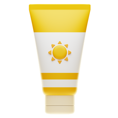 Sunscreen Lotion  3D Icon