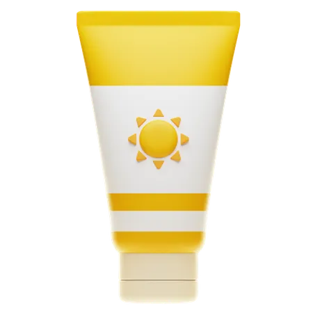 Sunscreen Lotion  3D Icon